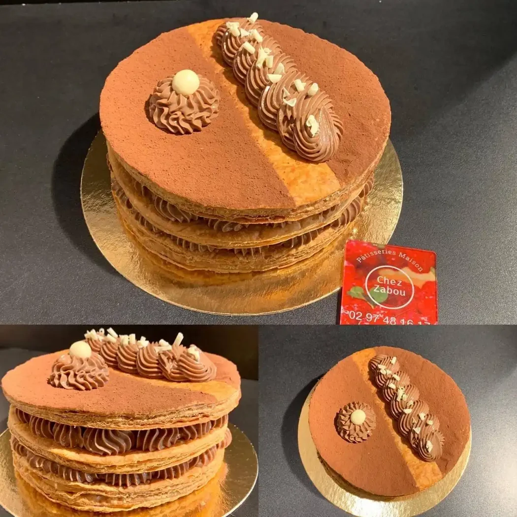 Millefeuilles chocolat (5 euros/personne)