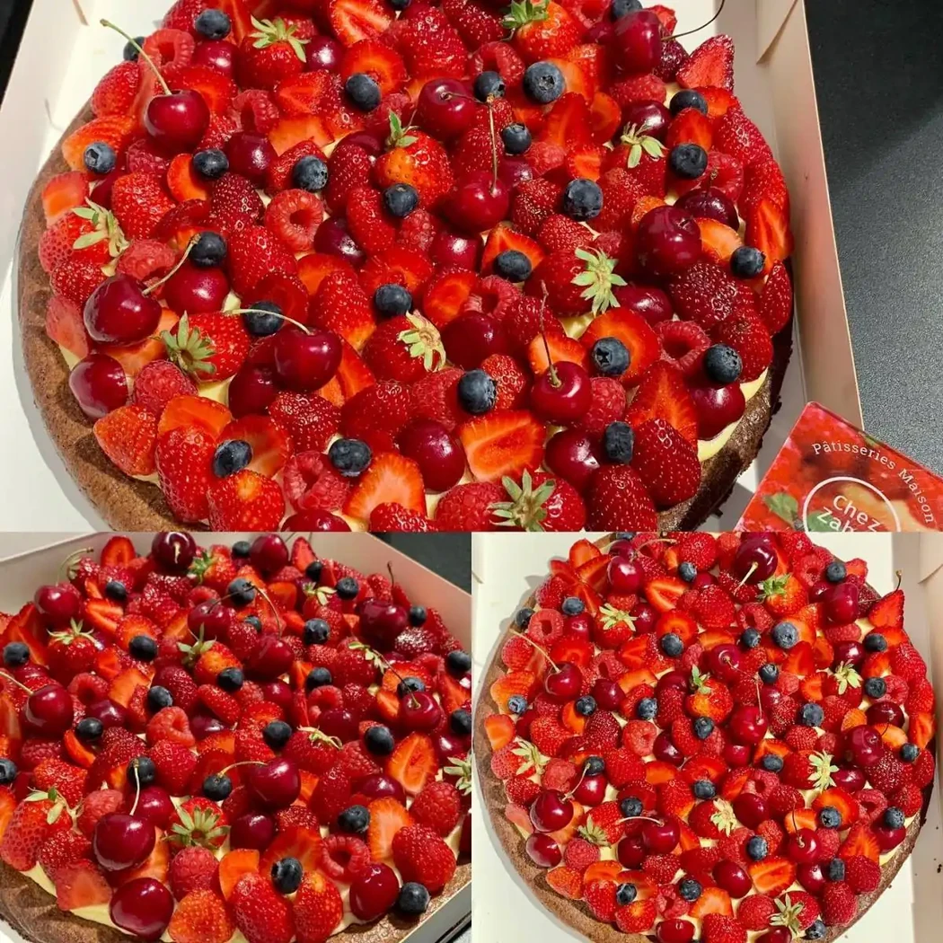 Tarte aux fruits (5 euros/personne)