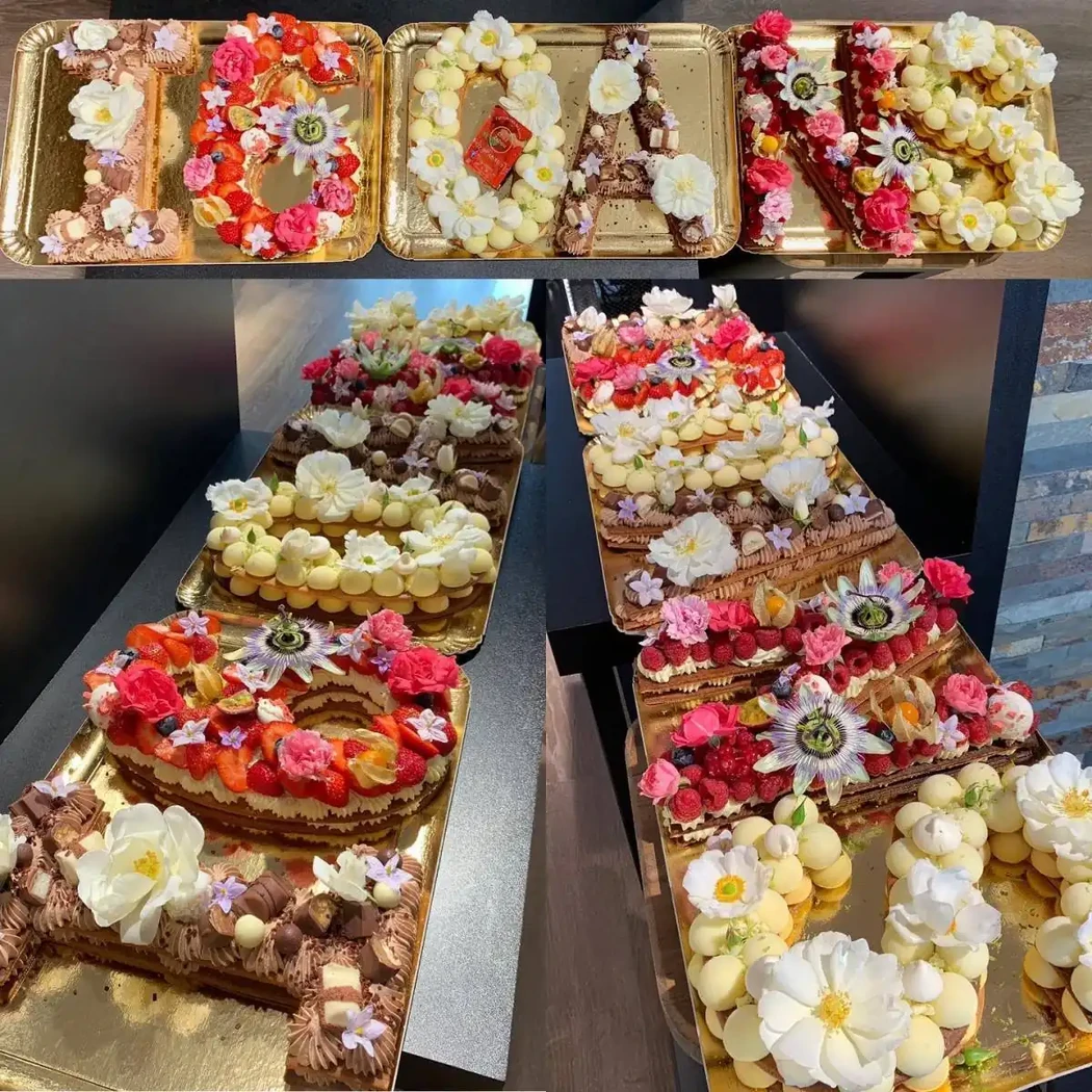 Number cake (40 euros/6-8 parts)